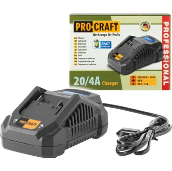 Nabíječka pro 20V Li-ion baterie Procraft 20/4А Fast Charge