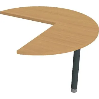 Psací stůl Stůl jednací pravý - CP 21 P - BUK , ČERNÁ Ral 9005