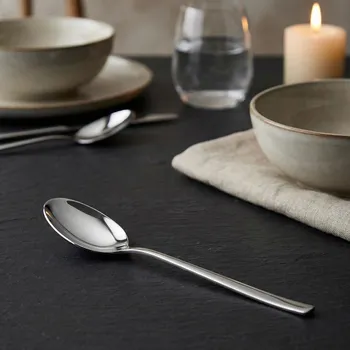 Příbor VERLO Elgado 17 cm - koktejlová lžička na latte a zmrzlinu z nerezové oceli