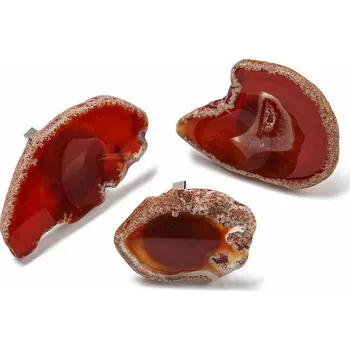 Solná lampa Achátová USB lampička červená cca 3, 8~6 x 3 x 4 cm