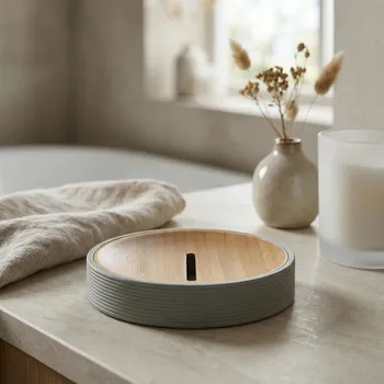 Mýdlenka Mýdelník z polyesterové pryskyřice šedá KLEINE WOLKE KYOTO