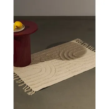 Koberec Sinsay - Koberec se strukturovaným vzorem a třásněmi - krémová - 029IB-01X - 029IB-01X-ONE