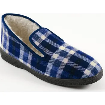 Dámská obuv Bačkory s hřejivou podšívkou modrá 45