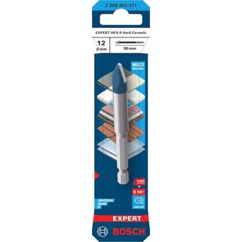 Vrták Bosch Vrták EXPERT HEX-9 Hard Ceramic 12 × 90 mm Professional (2608902311)