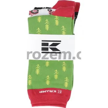 Ponožky 3 páry Fun, různé barvy, vel. 32-34