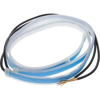 Přídavný světlomet LED pásek, dynamické blinkry oranžová, poziční světla bílá, 60 cm, 96UN07-60