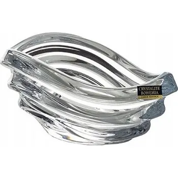 BOHEMIA MISKA Z KŘIŠŤÁLOVÉHO SALÁTOVÁ MÍSA BOHEMIA WAVE 155 MM