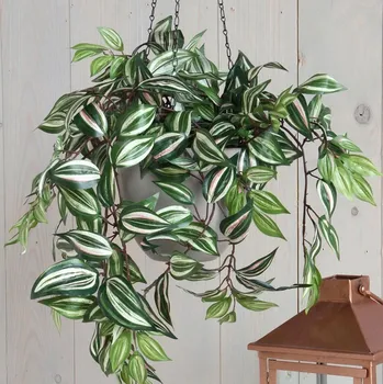 umělá květina Umělá rostlina Tradescantia 80 cm zelená