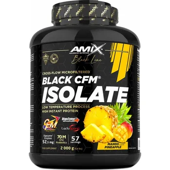 Protein Amix Black Line Black CFM Isolate proteín (2000 g, Mango ananas)