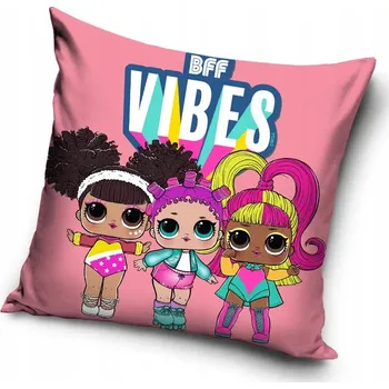 Povlak na polštářek Povlak na polštáře 40 x 40 cm Carbotex L.O.L. Surprise