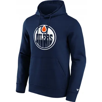 Pánská mikina Pánská mikina Edmonton Oilers NHL Primary Logo Graphic Hoodie Velikost: L