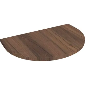 Psací stůl Stůl zakončovací oblouk - CP 60 - OŘECH , ŠEDÁ Ral 9006