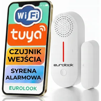 IP kamera Vstupní senzor Eurolook TU s akustickým a světelným alarmem, WiFi