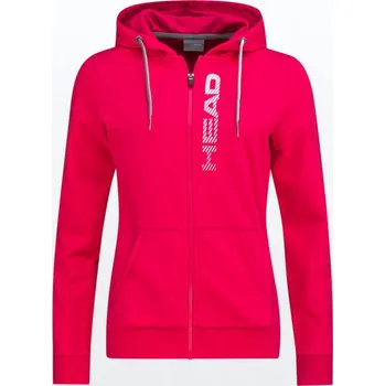 Dámská mikina Head Dámská mikina CLUB GRETA HOODIE FZ WOMEN Barva: Růžová, Velikost: S