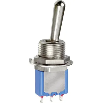 vypínač APEM 5637MAB 5000M Series Páčkový spínač 1 ks