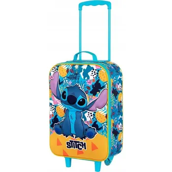 Lilo & Stitch Měkký 3D Kufr na Kolečkách Stitch Multicolor 52 cm