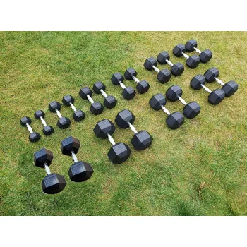 jednoruční činky sada 275kg HEXA