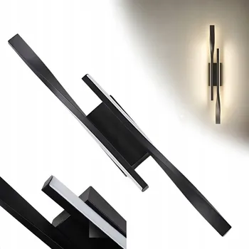 Nástěnné svítidlo LAMPA LINIOWA SCIENNA LED ČERNÁ STĚNNA SVÍTILNA STMÍVATELNÁ MODERNÍ DO OBÝVÁKU