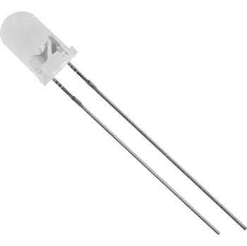 Dioda TRU COMPONENTS LED s vývody červená kulatý 5 mm 1750 mcd 20 °, 25 ° 20 mA