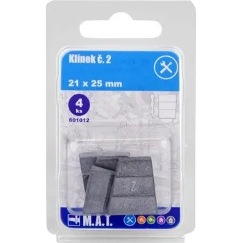 Sekera Klínek č.2, 21x25mm (4ks)