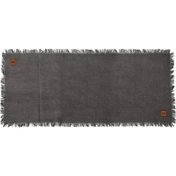 ubrus Bavlněný ubrus/běhoun Edge, 150x40cm, šedá