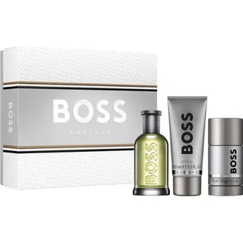 Kosmetika Hugo Boss No.6 Bottled Dárková sada, Toaletní voda EDT 100ml + deostick 75ml + sprchový gel 100ml