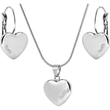 Souprava šperků Foxette Souprava šperků z chirurgické oceli Zlaté Srdce - Originální JF_0412