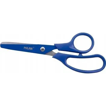 Kancelářské nůžky NŮŽKY ŠKOLNÍ BASIC Milan MODRÉ (1412081051)