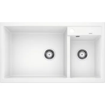 Granitový dřez Granitový dvoudřez Blanco METRA 9 bílá