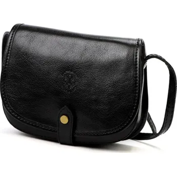 Kabelka Kožená kabelka Florence 49-1 - černá