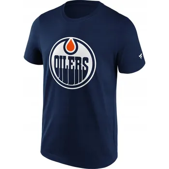 Pánské tričko Pánské tričko Edmonton Oilers NHL Primary Logo Graphic T-Shirt Velikost: XS