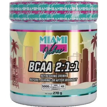 Aminokyselina Miami Vibes Miami BCAA 2:1:1 270g Citron