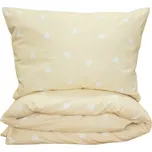 Stanex povlečení Srdce béžové bavlna 140x200, 70x90 cm