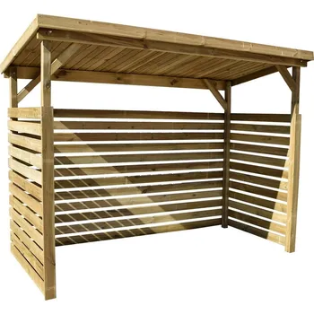 Dřevník WEKA Dřevěný dřevník 663 (310 x 130 x 204 cm)