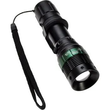 Svítilna Solight kovová svítilna, 3W CREE LED, černá, fokus, 3x AAA - WL09