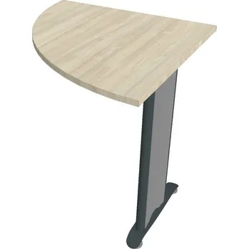 Psací stůl Stůl spojovací levý - CP 901 L - AKÁT , ČERNÁ Ral 9005