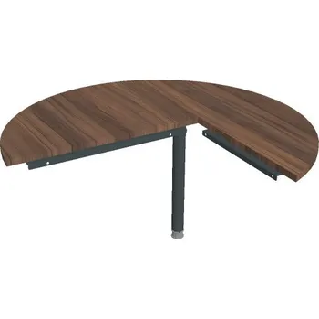 Psací stůl Stůl jednací levý - CP 22 L P - OŘECH , ČERNÁ Ral 9005