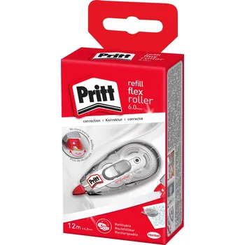 Korekční prostředek Pritt korekční váleček refill flex 6 mm bílá 12 m 1 ks