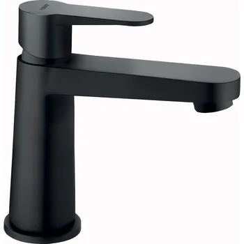 Vodovodní baterie FERRO Umyvadlová baterie s výpustí Nostris, černá (BNS2BL)