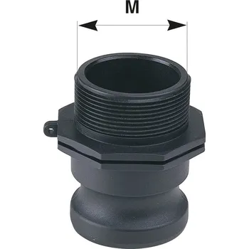 Příslušenství k čerpadlu Rychlospojka Camlock samec 1 1/4" - 1 1/4" M