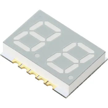Polovodič TRU COMPONENTS SMD LED žlutá 10 mcd 2-místný displej