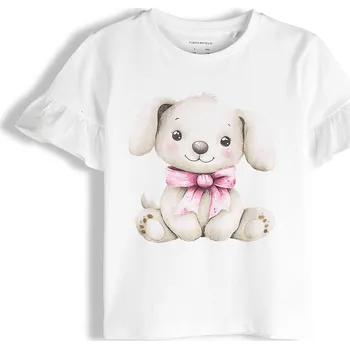 Dívčí oblečení GATE Bavlněné tričko s potiskem 7Y 426-0323/10