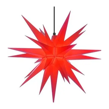 umělá květina Herrnhutská hvězda A7 - Ø cca 68 cm, červená