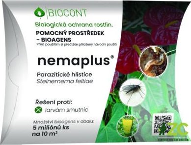 BIOCONT Parazitické hlístice proti smutnicím (5 milionů) - Nemaplus