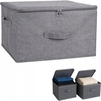 Úložný box SKLÁDACÍ ORGANIZÉR NA POVLEČENÍ NA OBLEČENÍ 40x30x21