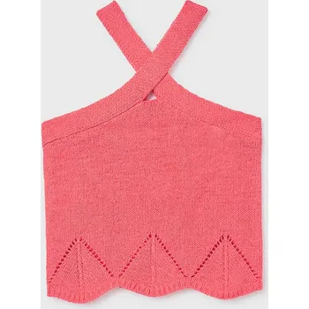 Dívčí svetr Dětský top Mayoral 6024.8D.Junior.PPY2 růžová 42X, vel. 128