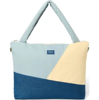 Přebalovací taška STUDIO NOOS Patchwork DIAPER BAG - přebalovací taška | Denim