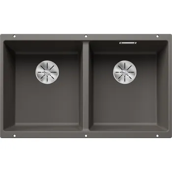 Granitový dřez Elegantní podomítkový dvojitý kuchyňský dřez s nadčasovým designem. Všestranný systém pro různá uspořádání s velkými a malými miskami. Vysoce kvalitní prvky včetně C-odtoku a odtokového systému InFino pro snadnou údržbu. Kompatibilní s řadou příslušenství