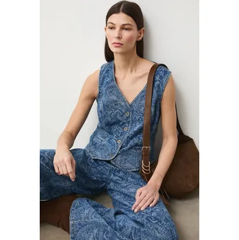 Dámská vesta Džínová vesta Medicine RS26-KZD300 modrá 55J, vel. L