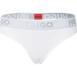 HUGO Tanga stříbrně šedá / bílá